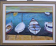 4 boats afloat.